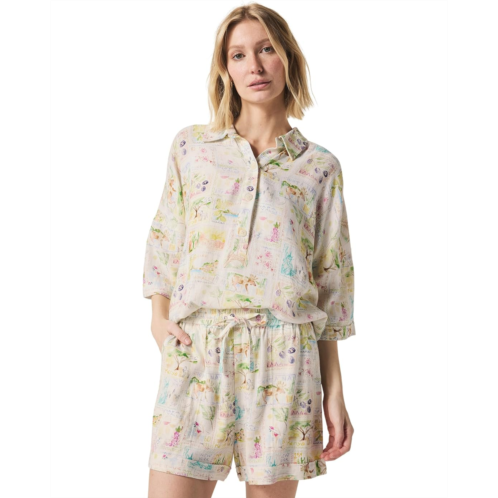 Splendid Coastal Postcard Top