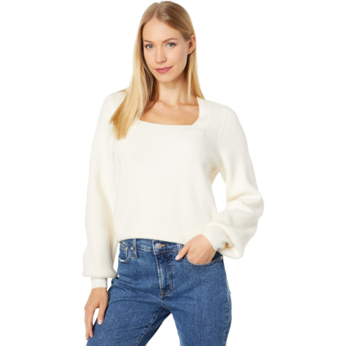 Madewell Melwood Square-Neck Pullover Sweater in Coziest Yarn