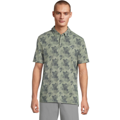 Adidas Golf Go-To Printed Golf Polo Shirt
