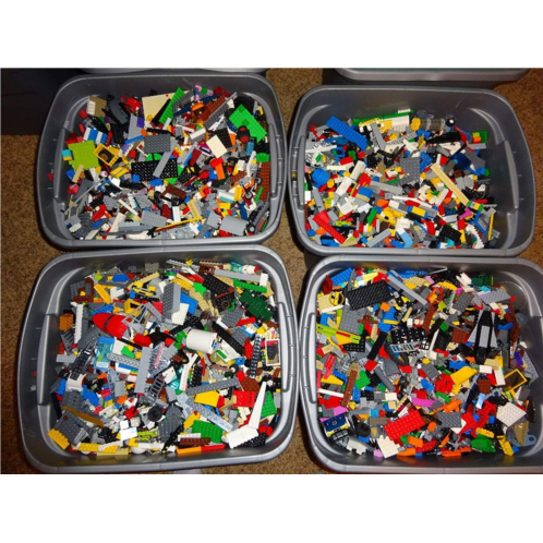 2 POUNDS Legos Bulk Lot Bricks Parts Pieces 100% Lego Brand