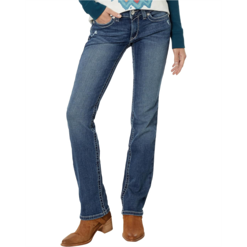 Ariat Real Mid- Rise Arrow Fit Gianna Stackable Straight Leg Jeans in Stryker