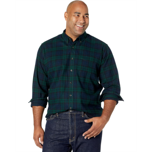 L.L.Bean Mens LLBean Scotch Plaid Flannel Traditional Fit Shirt - Tall