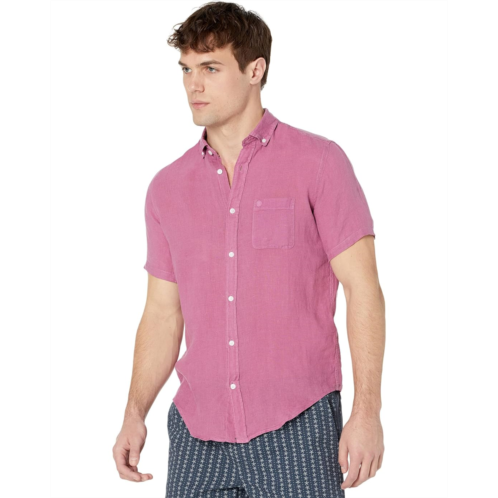 SERGE BLANCO Short Sleeve Linen Shirt