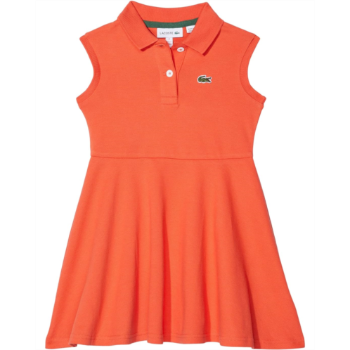 Lacoste Kids Sleeveless Polo Dress with Skirt Pleating (Toddler/Little Kids/Big Kids)