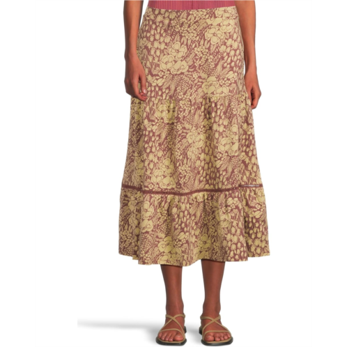 Womens Toad&Co Marigold Tiered Midi Skirt