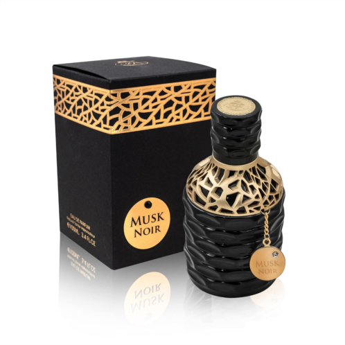 Fragrance World Musk Noir - Eau de Parfum - By French Avenue - Perfumes For Men, 100ml Intensely Masculine And Delicately Fragranced Perfume