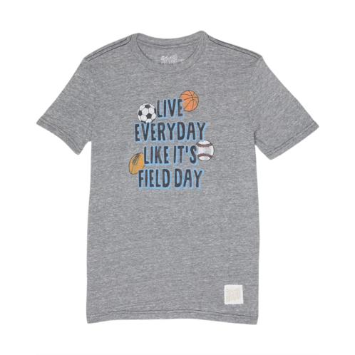 The Original Retro Brand Kids Live Everyday Like Its Field Day Tri-Blend Crew Neck Tee (Big Kids)