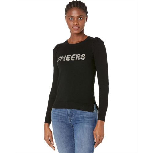 1.STATE Sequins Cheers Sweater