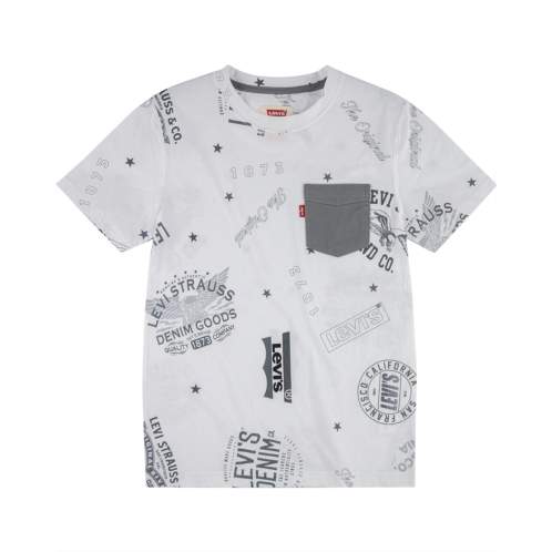 Levi  s Kids Short Sleeve Printed Tee Shirt (Big Kids)