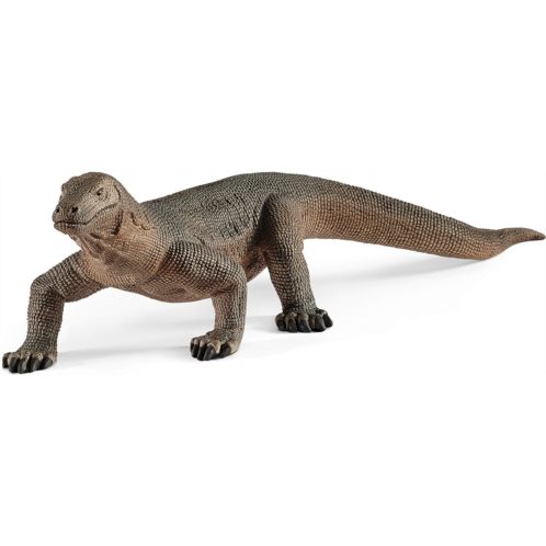 Schleich Wild Life Realistic Komodo Dragon Animal Figurine - Authentic Detailed Wild Komodo Dragon Toy for Boys and Girls Education Imagination and Play, Highly Durable Gift for Ki