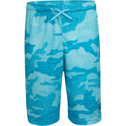 Converse Kids Jungle Camo All Over Print Mesh Shorts (Big Kids)