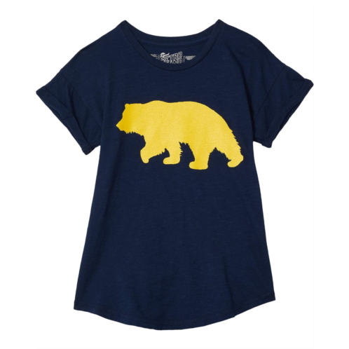 The Original Retro Brand Kids California Bear Rolled Short Sleeve Tee (Big Kids)