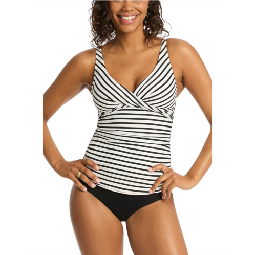 Womens SEA LEVEL SWIM Amalfi Cross Front Multifit Singlet Top