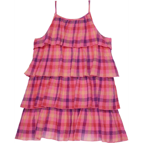 PEEK Tiered Plaid Dress (Toddler/Little Kids/Big Kids)