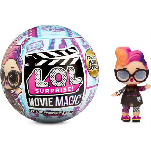 L.O.L. Surprise! LOL Surprise Movie Magic Dolls with 10 Surprises Including Limited Edition Doll, Film Scenes, Movie Prop Accessories, Color Change - Collectible Gift for Kids, Toys for Girls Boys