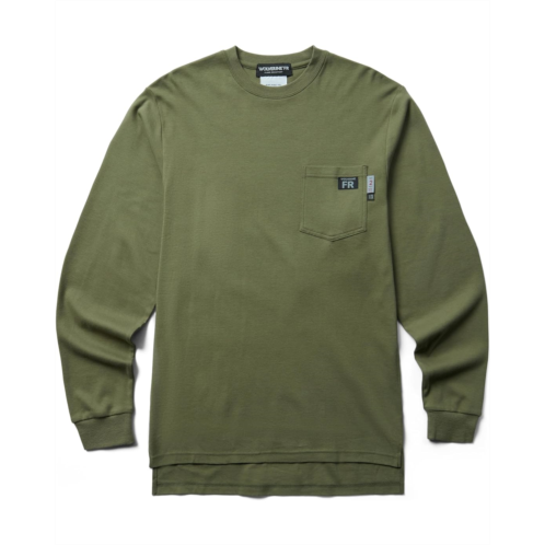 Mens Wolverine FR (Flame Resistant) Long Sleeve Tee