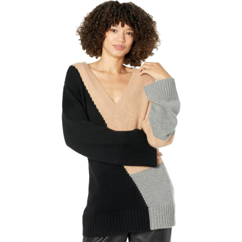 EQUIPMENT Aminne Color-Block V-Neck Sweater