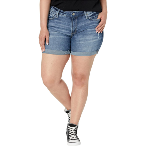 Silver Jeans Co. Plus Size Boyfriend Shorts W53608EAF242