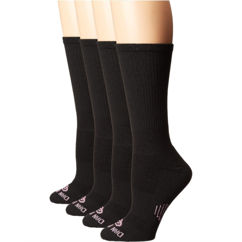 Womens Dan Post Cowgirl Certified DP Lites Crew Socks 4-Pack