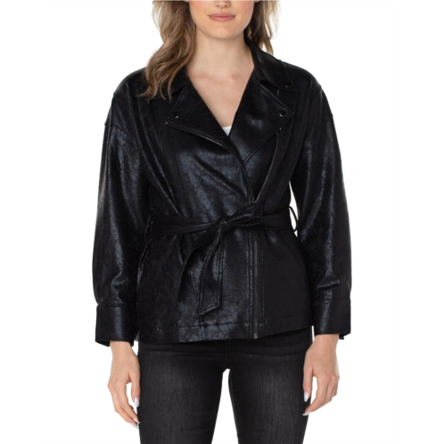 Liverpool Los Angeles Belted Moto Jacket