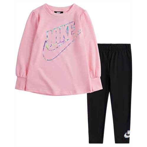 Nike Kids Sportswear Fleece Leggings Set (Toddler)