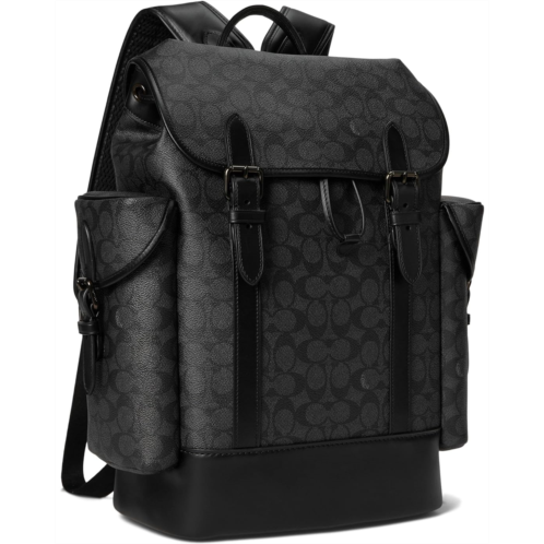 COACH Hitch Backpack In Signature Canvas