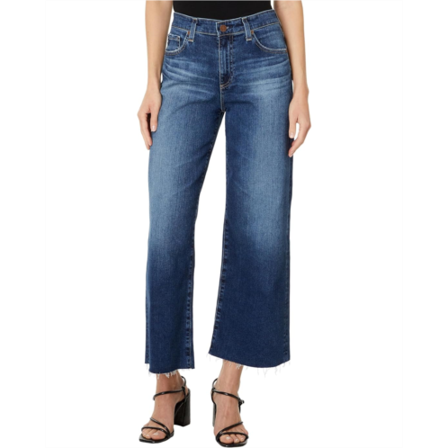 AG Jeans Saige High Rise Straight Wide Leg Jean in Enigma