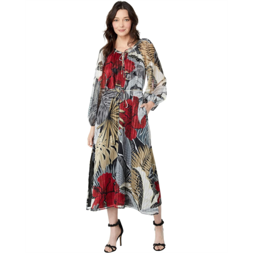 Womens Tommy Bahama Hibiscus Romance Midi Dress