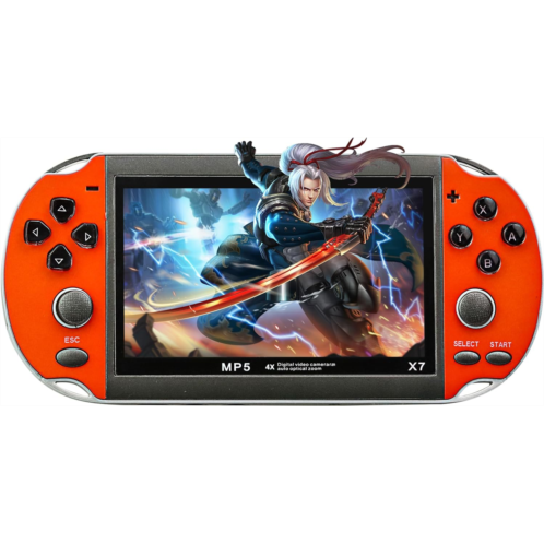 ZWYING Handheld Game Consoles Double Rocker 8GB 4.3 Inch Screen 1000 Classic Game, Support Video & Music Playing, Built-in 3 Million megapixel Camera Birthday and New Years Best Gift for