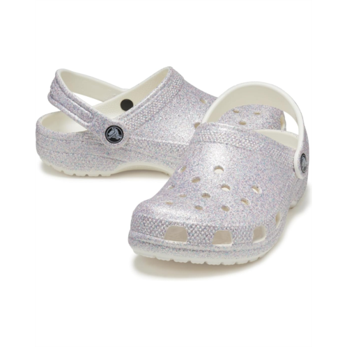 Crocs Kids Classic Glitter Clogs (Toddler)