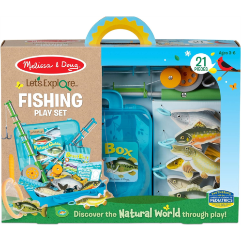 Melissa & Doug 40806 Lets Explore Fishing Set Pretend Play 3+ Gift for Boy or Girl