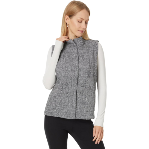 Womens Eileen Fisher Stand Collar Vest