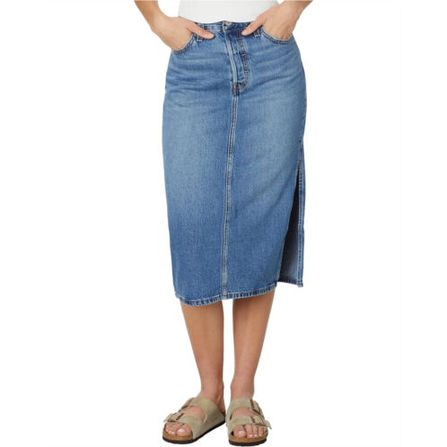 Womens Levis Womens Side Slit Skirt