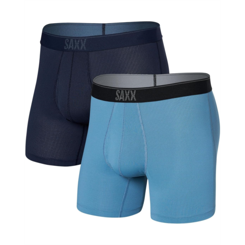 Mens SAXX UNDERWEAR Ultra Boxer Brief Fly 2-Pack