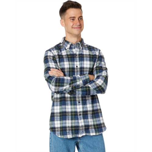 L.L.Bean Mens LLBean Scotch Plaid Flannel Traditional Fit Shirt