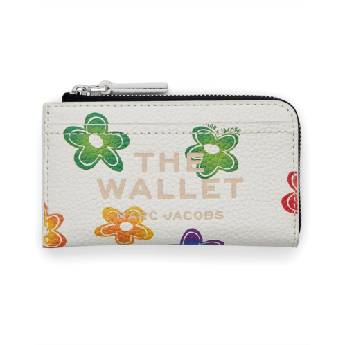 Marc Jacobs The Wild Daisy Leather Top Zip Multi Wallet