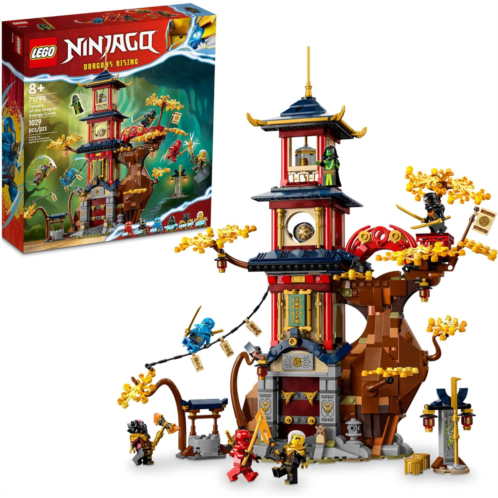 LEGO NINJAGO Temple of The Dragon Energy Cores 71795, Building Toy with a NINJAGO Temple and 6 Minifigures Including Cole, Kai and NYA Gift for Kids Ages 8+ Who Love Buildable Ninj