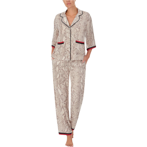 DKNY 3/4 Sleeve Top Pajama Set