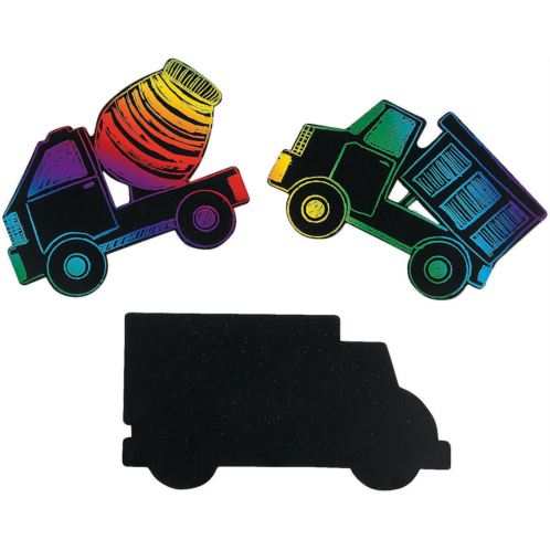 Fun Express Magic Scratch Trucks - Crafts for Kids and Fun Home Activities