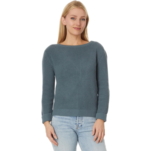 PACT Luxe Knit Boatneck Sweater