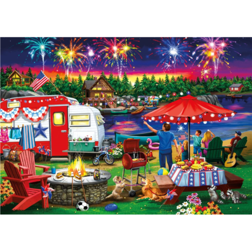 Buffalo Games - Fourth by The Lake - 500 Piece Jigsaw Puzzle