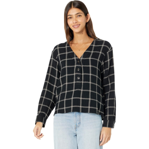 Madewell Lightspun Evert Top in Windowpane