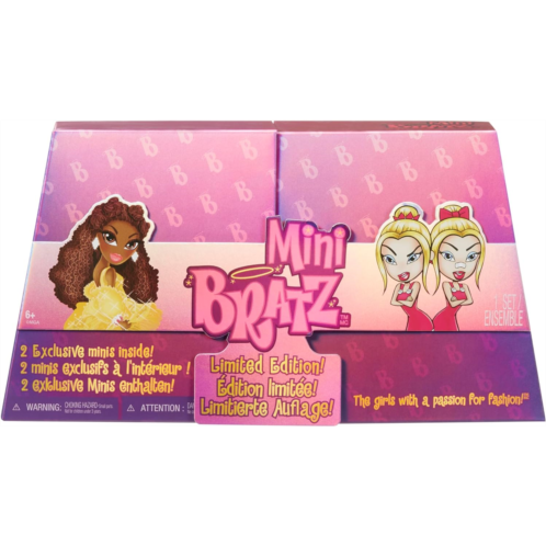 MGAs Miniverse Mini Bratz Limited Edition 2-Pack, Holiday Felicia and Tweevils Mini Figures in Display Packaging