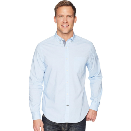 Mens Nautica Long Sleeve Anchor Solid End on End
