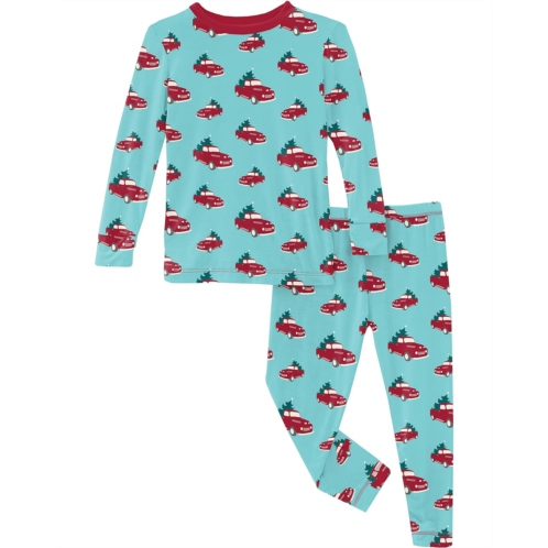 Kickee Pants Kids Long Sleeve Pajama Set (Toddler/Little Kids/Big Kids)