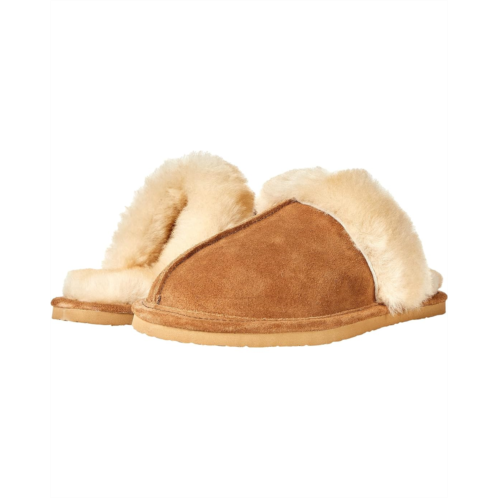 Womens Minnetonka Sheepskin Slide