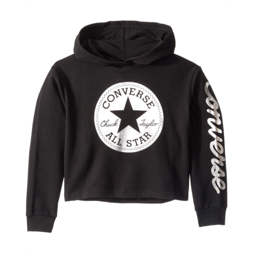 Converse Kids Cropped Foil Graphic Hoodie (Big Kids)