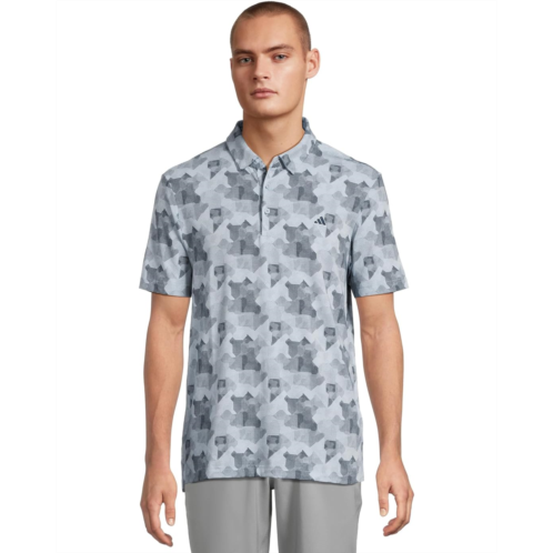 Adidas Golf Go-To Printed Golf Polo Shirt