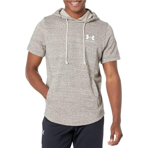 Under Armour Rival Terry Left Chest Short Sleeve Hoodie