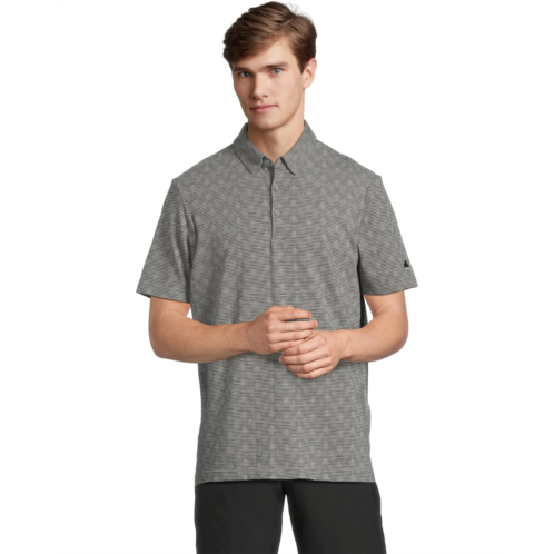 Adidas Golf Go-To Printed Stripe Golf Polo Shirt